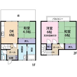 オリーブハイツの物件間取画像